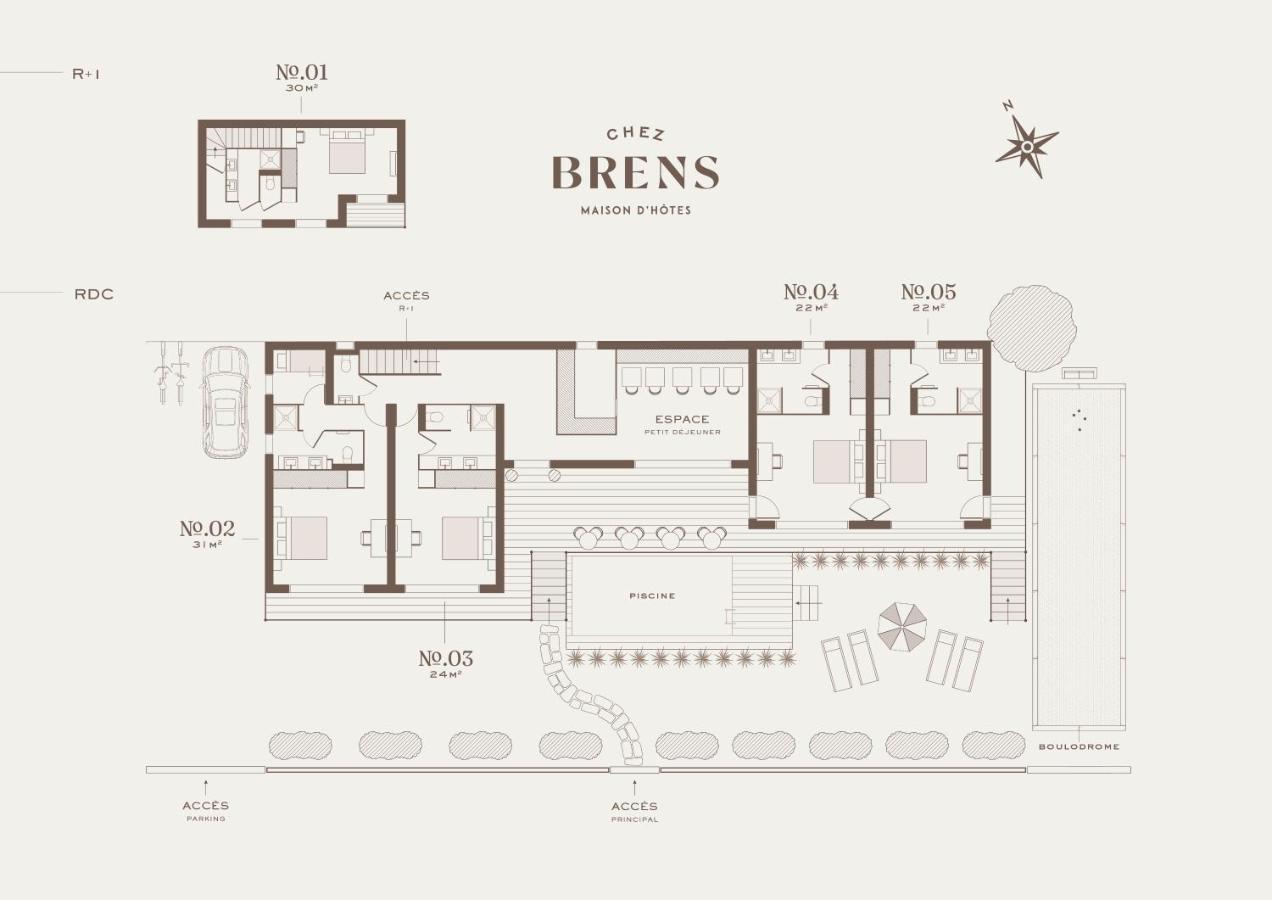 Chez Brens - Maison D'Hotes A La Hume 구장메스트라 외부 사진